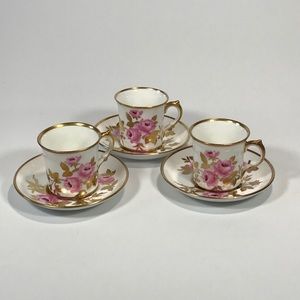 Salisbury Fine Bone China England Cup Saucer Set